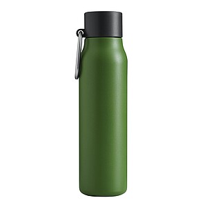 Vacuum drinking bottle, green