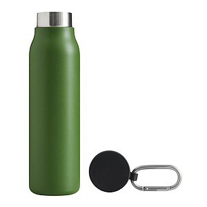 Vacuum drinking bottle, green
