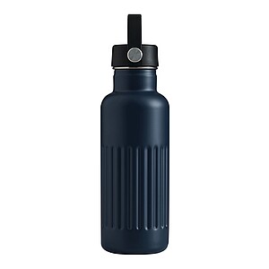 Vacuum drinking bottle, navy blue