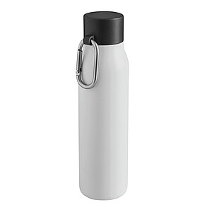 Vacuum drinking bottle, white