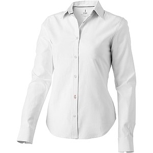 Vaillant long sleeve womens oxford shirt, white, M