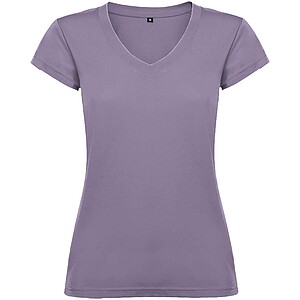 Victoria short sleeve womens v-neck t-shirt, lavender