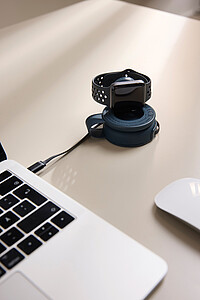 VINGA 2-in-1 Travel Charger made from RCS, Navy Blue
