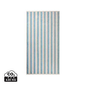 VINGA Beach Towel made from Recycled Materials, Light Blue