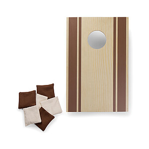 VINGA Cornhole game, brown