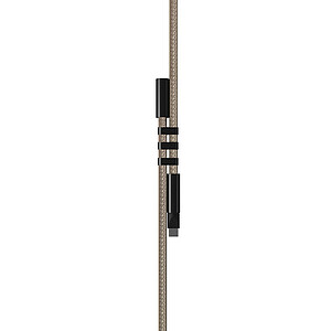 VINGA Neck Lanyard with Charging Cable, Beige