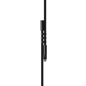 VINGA Neck Lanyard with Charging Cable, Black