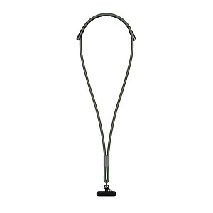 VINGA Neck Lanyard with Charging Cable, Military Green