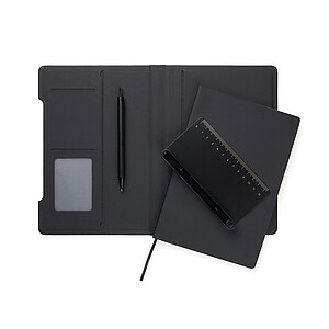 VINGA RCS 4-in-1 Refillable Notebook, Black