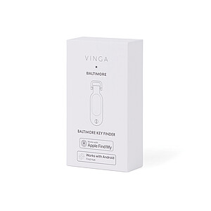 VINGA RCS Key Ring with Tracker, Beige