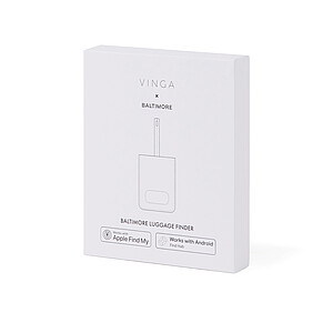 VINGA RCS Luggage Tag with Tracker, Dark Blue