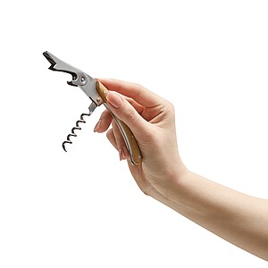 Waiters knife, brown, silver