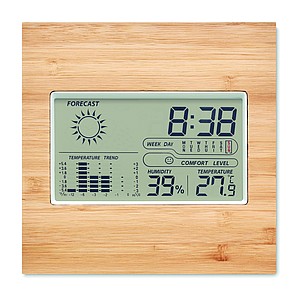 Weather station bamboo front