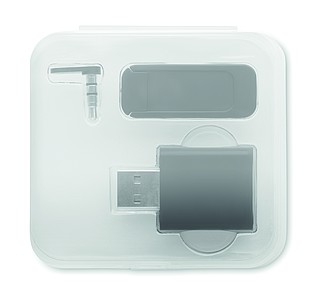 Webcam, data and audio blocker