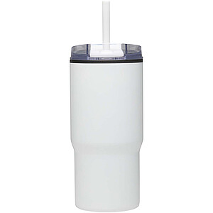 Westin 540 ml RCS recycled double wall insulated tumbler with straw