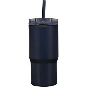 Westin 540 ml RCS recycled double wall insulated tumbler with straw