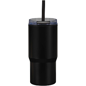 Westin 540 ml RCS recycled double wall insulated tumbler with straw