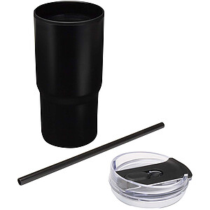 Westin 540 ml RCS recycled double wall insulated tumbler with straw