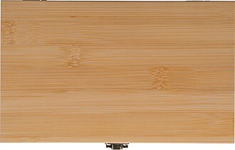 Wine set in box, beige