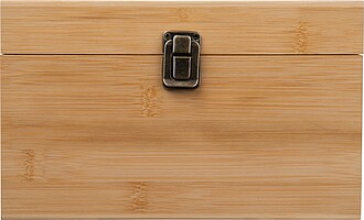 Wine set in box, beige