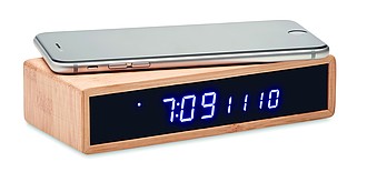 Wireless charger in bamboo