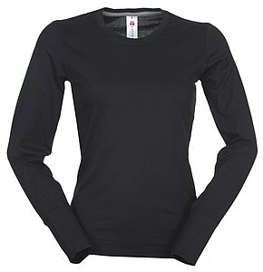 Women’s long-sleeved t-shirt PAYPER PINETA LADY, black, L