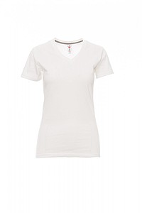 Women’s T-shirt PAYPER V-NECK LADY, white, XL