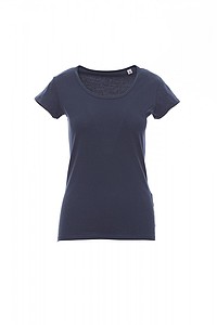 Women’s T-shirt PAYPER YOUNG LADY, denim, XS