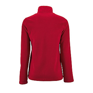 WOMENS PLAIN FLEECE JACKET NORMAN WOMEN, RED, XXL
