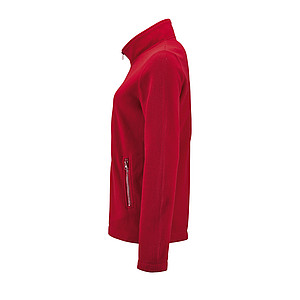 WOMENS PLAIN FLEECE JACKET NORMAN WOMEN, RED, XXL