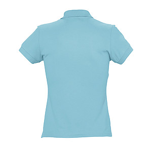 WOMENS POLO SHIRT PASSION, ATOLL BLUE, S