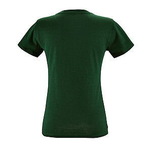 WOMENS ROUND COLLAR T-SHIRT REGENT WOMEN, BOTTLE GREEN, XL