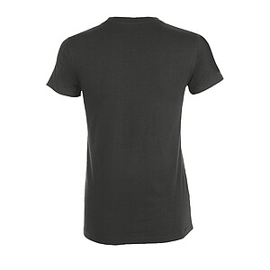 WOMENS ROUND COLLAR T-SHIRT REGENT WOMEN, DARK GREY, XL