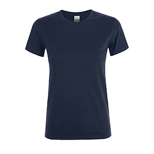 WOMENS ROUND COLLAR T-SHIRT REGENT WOMEN, FRENCH NAVY, M