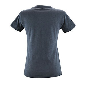 WOMENS ROUND COLLAR T-SHIRT REGENT WOMEN, MOUSE GREY, S