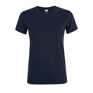 WOMENS ROUND COLLAR T-SHIRT REGENT WOMEN, NAVY, S