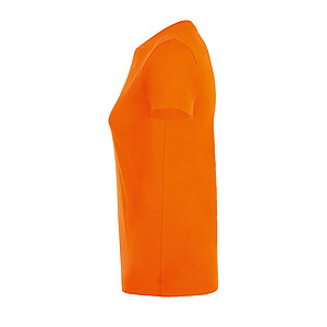 WOMENS ROUND COLLAR T-SHIRT REGENT WOMEN, ORANGE, XXL