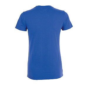 WOMENS ROUND COLLAR T-SHIRT REGENT WOMEN, ROYAL BLUE, S