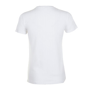 WOMENS ROUND COLLAR T-SHIRT REGENT WOMEN, WHITE, L
