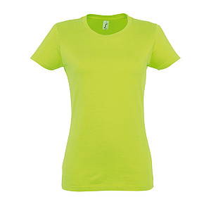 WOMENS ROUND NECK T-SHIRT IMPERIAL WOMEN, APPLE GREEN, XL