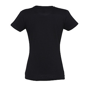 WOMENS ROUND NECK T-SHIRT IMPERIAL WOMEN, DEEP BLACK, XL