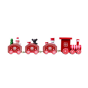 Wooden Christmas train