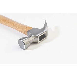 wooden claw hammer