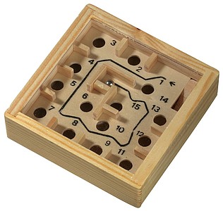 Wooden Labyrinth "Lost",colour wood