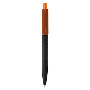 X3 black smooth touch pen, orange