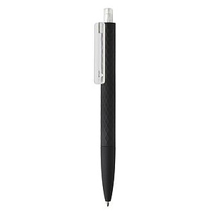 X3 black smooth touch pen, transparent